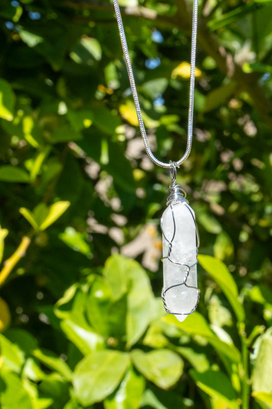 Selenite Necklace